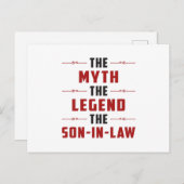 法誇りを持った律訴訟の父親のおもしろい息子 ポストカード (正面/裏面)