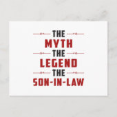 法誇りを持った律訴訟の父親のおもしろい息子 ポストカード (正面)