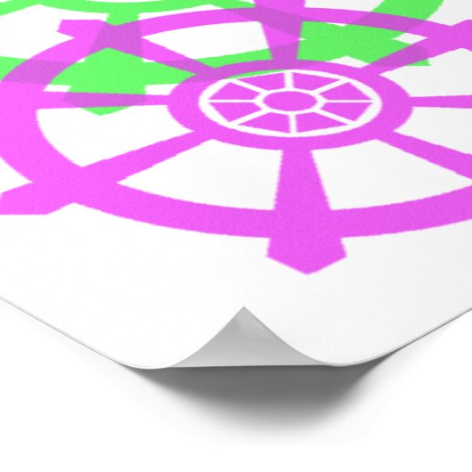 法輪ポスター ポスター (角)