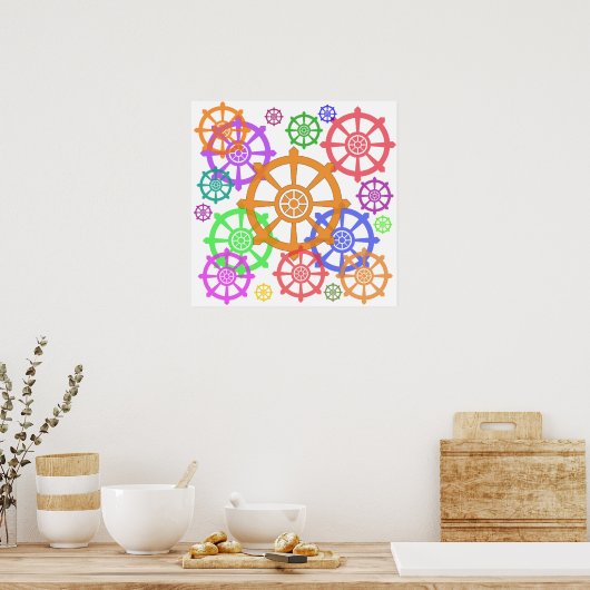 法輪ポスター ポスター (キッチン)