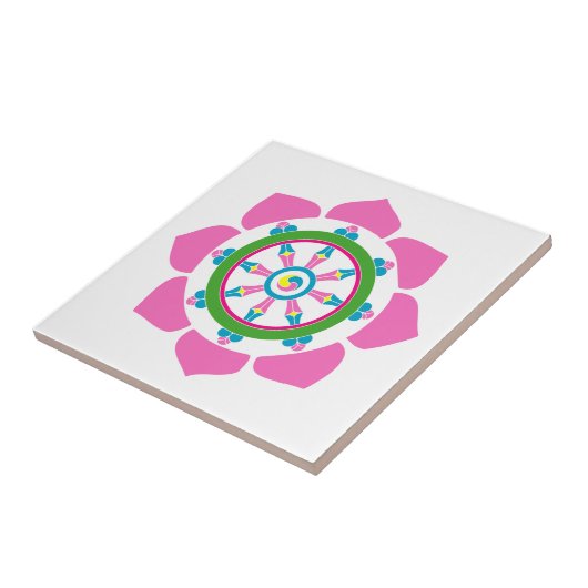 法輪 タイル (側面)