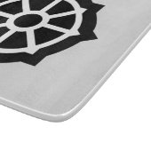 法輪(仏教、ヒンデュシム) カッティングボード (角)