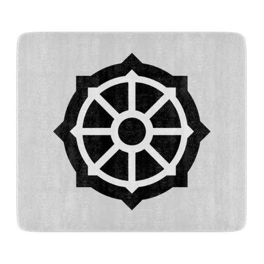 法輪(仏教、ヒンデュシム) カッティングボード (正面)