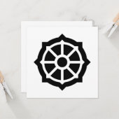 法輪（仏教、ヒンデュシム） カード (正面/裏面インサイチュ)