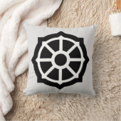 法輪(仏教、ヒンデュシム) クッション (ブランケット)