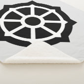 法輪（仏教、ヒンデュシム） シェルパブランケット (3/4)