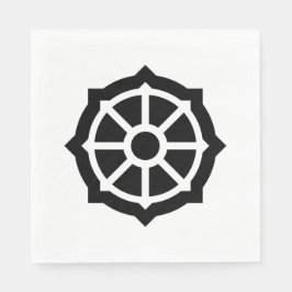 法輪（仏教、ヒンデュシム） スタンダードランチョンナプキン
