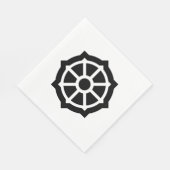 法輪（仏教、ヒンデュシム） スタンダードランチョンナプキン (角)