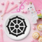 法輪（仏教、ヒンデュシム） ペーパープレート (パーティー)