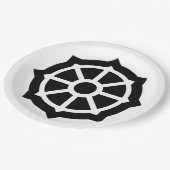 法輪（仏教、ヒンデュシム） ペーパープレート (アングル)