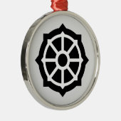 法輪(仏教、ヒンデュシム) メタルオーナメント (右)