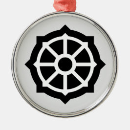 法輪（仏教、ヒンデュシム） メタルオーナメント