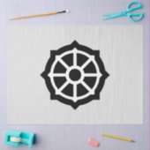 法輪（仏教、ヒンデュシム） 薄葉紙 (クラフト)