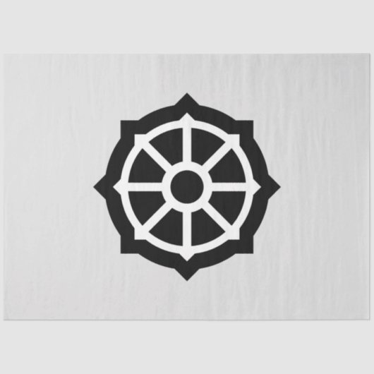 法輪（仏教、ヒンデュシム） 薄葉紙 (正面)