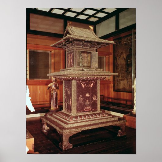 法隆寺玉虫神社 ポスター (正面)