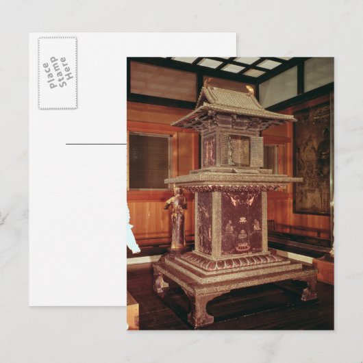 法隆寺玉虫神社 ポストカード (正面/裏面)