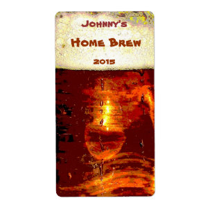 泡およびビールラベル ラベル