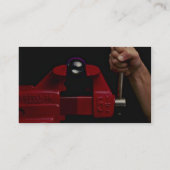 泡および悪の写真 名刺 (裏面)