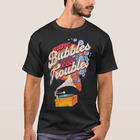 泡が増えてトラブルが減る石鹸 Tシャツ (正面)