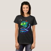 泡が大好きな魚、ロベルト Tシャツ (正面フル)
