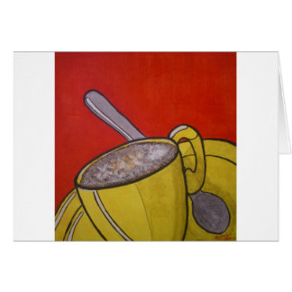 泡だらけのコーヒー