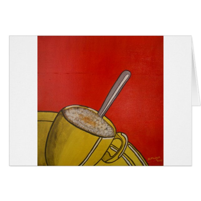 泡だらけのコーヒーII (正面横)