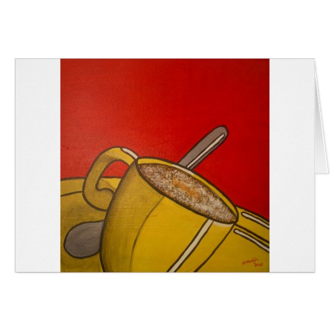 泡だらけのコーヒーIII (正面横)