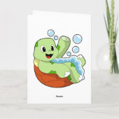 泡で遊ぶカメ カード (裏面)