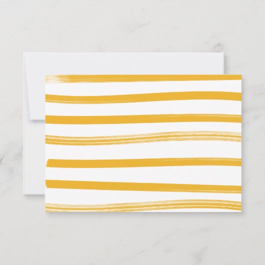 泡とビールベビーシャワーサンキューカード 招待状 (裏面)