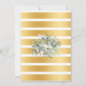 泡とブリュウシャワーEucalyptus緑 招待状 (裏面)