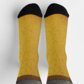 泡と泡のビールマグ ソックス (上部)