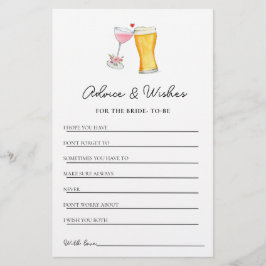 泡と醸造シャワーアドバイス&ウィッシュ