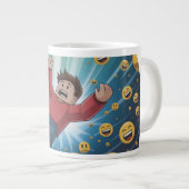 泡に落ちる  ジャンボコーヒーマグカップ (正面右)