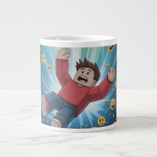 泡に落ちる  ジャンボコーヒーマグカップ (正面)
