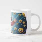 泡に落ちる  ジャンボコーヒーマグカップ (右)
