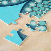 泡のマーメイドシルエットThunder_Cove Jigsaw ジグソーパズル (側面)