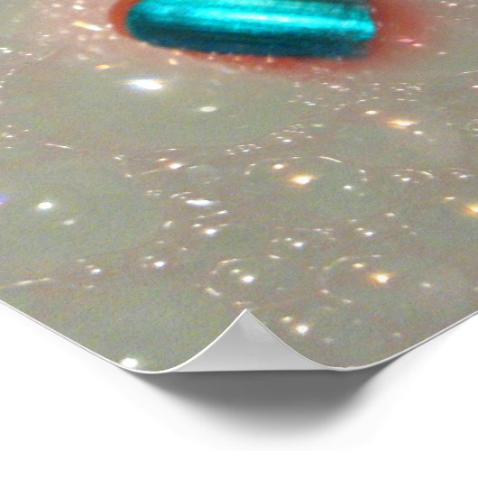 泡の中の3本の指 ポスター (角)