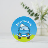 泡の青い車 招待状 (スタンド正面)