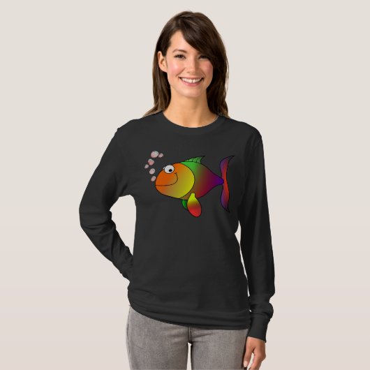 泡の魚 Tシャツ (正面フル)