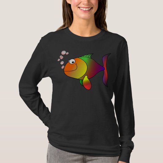 泡の魚 Tシャツ (正面)