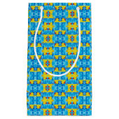 泡の黄色いゴム製アヒルちゃん スモールペーパーバッグ (正面)