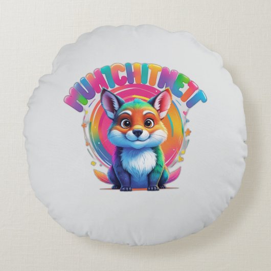 泡の ラウンドクッション (正面)