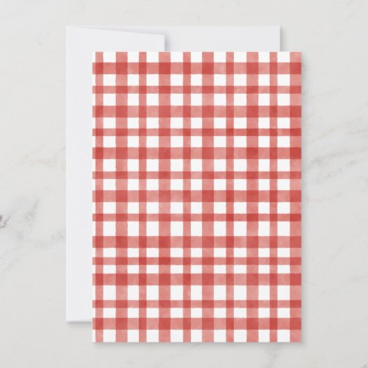 泡はよだれかけとリブ赤ちゃんシャワー 招待状 (裏面)