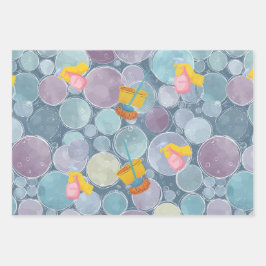 泡を消去 ラッピングペーパーシート