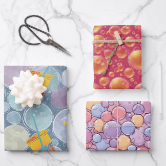 泡を消去 ラッピングペーパーシート