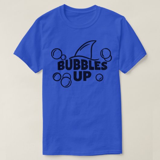 泡を立てる Tシャツ (デザイン正面)