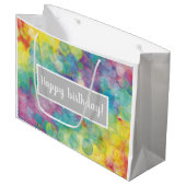 泡カラフル抱き枕 ラージペーパーバッグ (正面アングル)