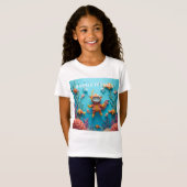 泡トラブルシュノーケルペット Tシャツ (正面フル)