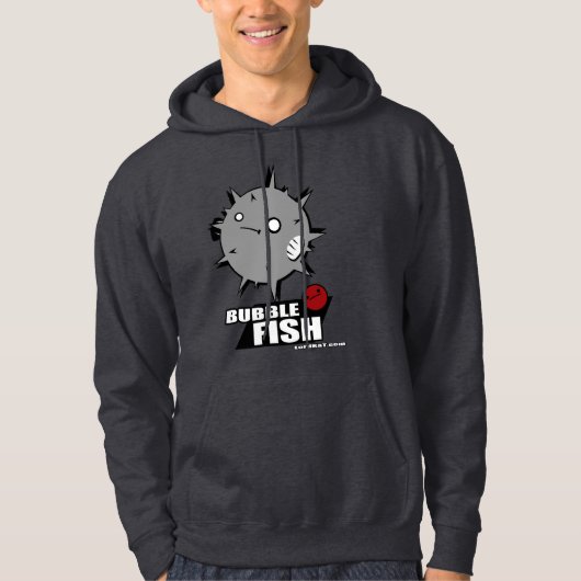 泡フード付きスウェットシャツ パーカ (正面)