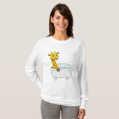 泡付浴槽付キリン Tシャツ (正面フル)